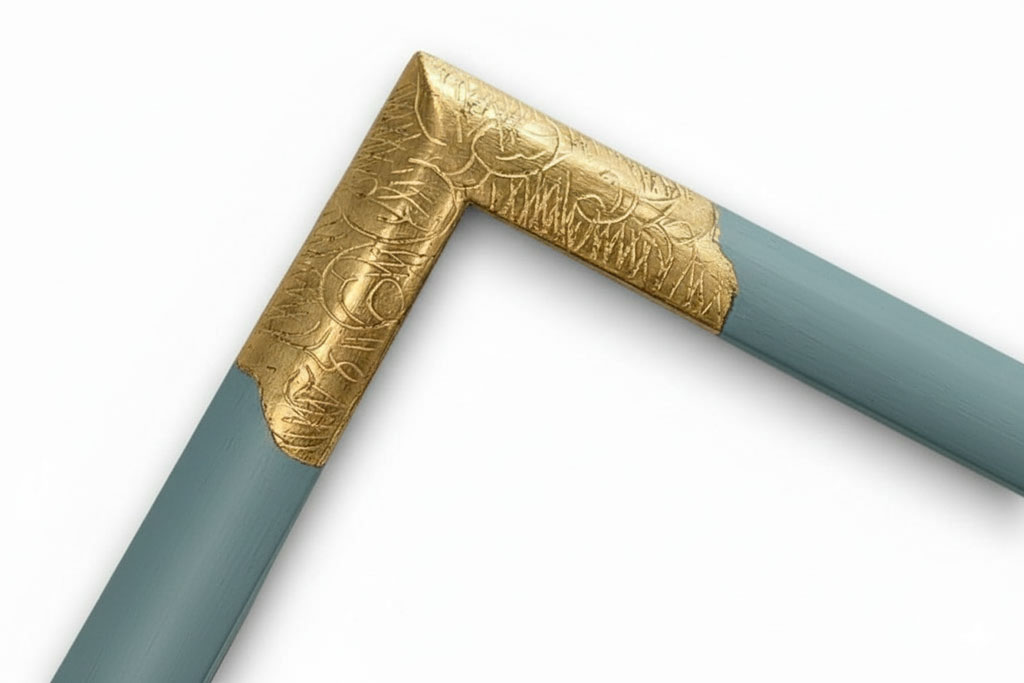 Méplat 25, Couleur angles gravés or fin