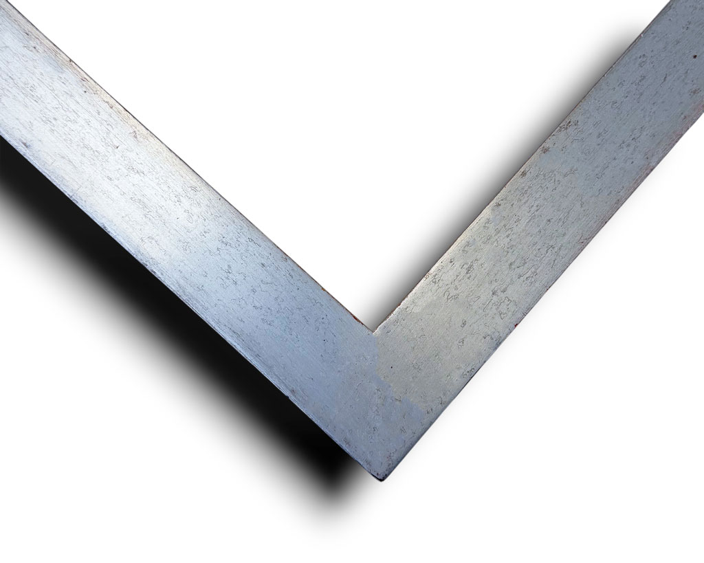 Carré 45*35 Argent mat dos noir