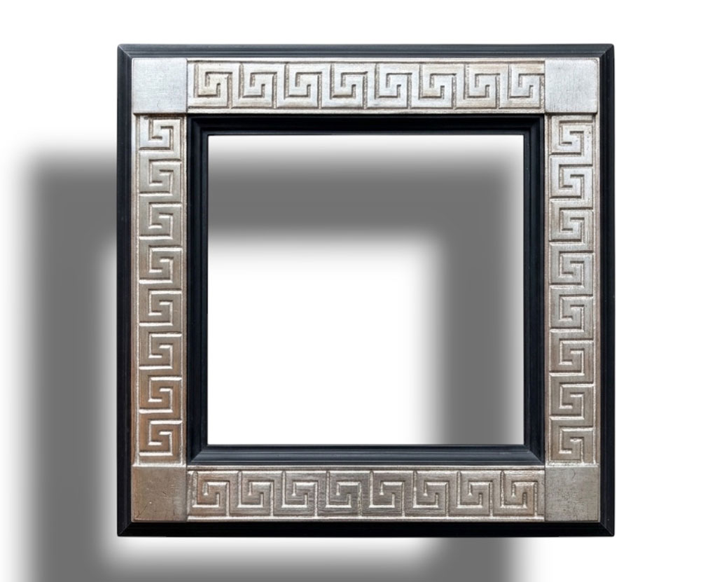 Naxos 70, Sculpté grec argent filets noirs